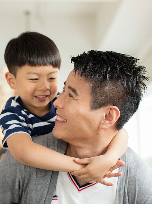 Atlas father and son.